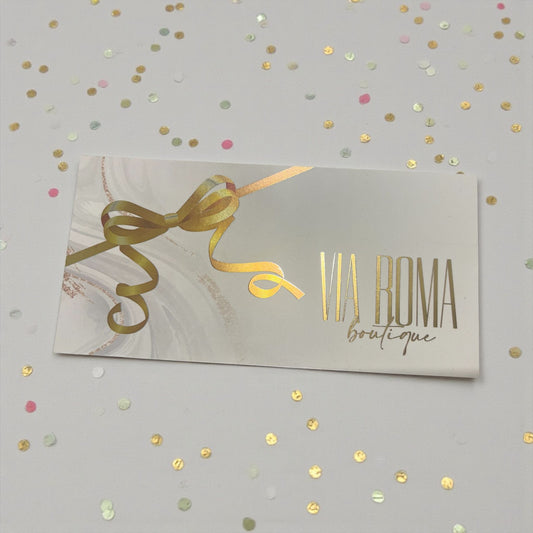 BUONO REGALO Via Roma Boutique!